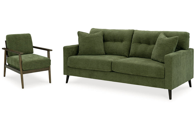 Bixler Olive Sofa and Chair -  Ashley - Lara Furniture