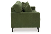 Bixler Olive Sofa and Chaise -  Ashley - Lara Furniture