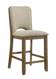 Cockrell Brown/Beige Extendable Counter Height Set from Crown Mark - Lara Furniture