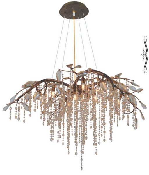 27RND33AG 33" X 27" VASCO ANTIQUE GOLD ROUND - 210000005718