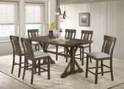 Lloyd Brown Counter Height Set from Crown Mark - Lara Furniture