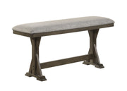 Lloyd Brown Counter Height Bench from Crown Mark - Lara Furniture