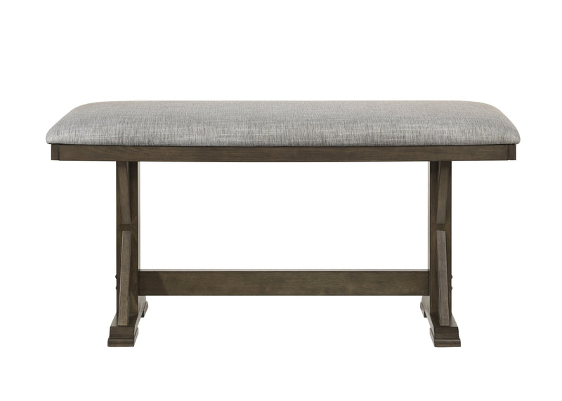 Lloyd Brown Counter Height Bench from Crown Mark - Lara Furniture