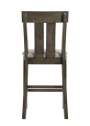 Lloyd Brown Counter Height Chair, Set of 2 from Crown Mark - Lara Furniture