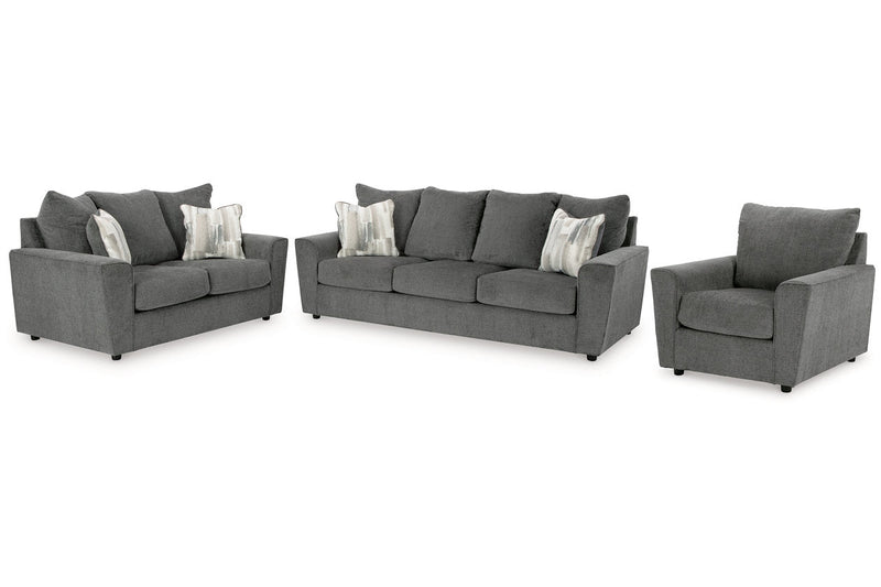 Stairatt  Sofa, Loveseat and Chair -  Ashley - Lara Furniture