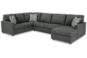Edenfield Charcoal RAF Sectional - Lara FurnitureSectional