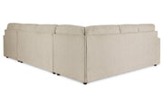 Edenfield Linen 3-Piece RAF Chaise Sectional -  Ashley - Lara Furniture