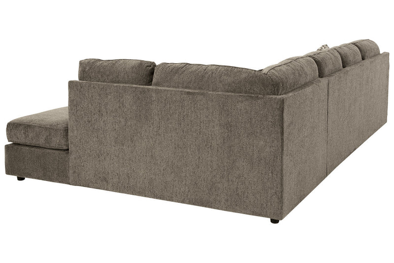 O'Phannon Putty 2-Piece RAF Chaise Sectional -  Ashley - Lara Furniture