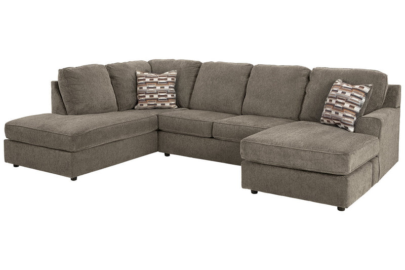 O'Phannon Putty 2-Piece LAF Chaise Sectional -  Ashley - Lara Furniture
