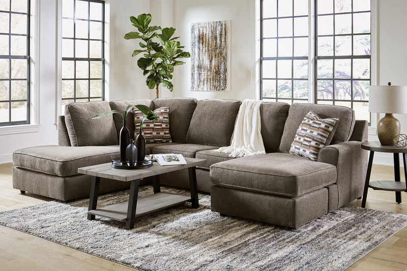 O'Phannon Putty 2-Piece LAF Chaise Sectional -  Ashley - Lara Furniture