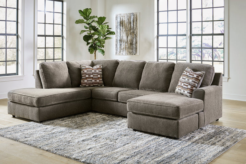 O'Phannon Putty 2-Piece LAF Chaise Sectional -  Ashley - Lara Furniture
