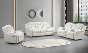 2PC (Power Sofa & Loveseat) - L447-White-2PC