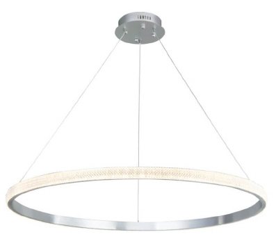 3000H39S 39" X 25" RINGS SILVER ROUND-1 TIER - 210000006782