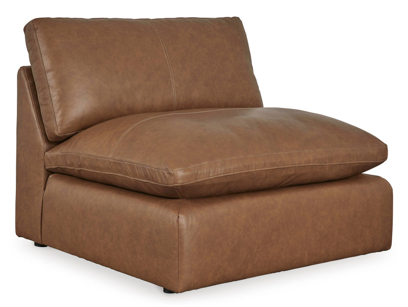 [EXCLUSIVE] Emilia Caramel Leather 3 - Piece Sofa - Lara FurnitureSectional