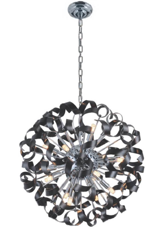 30RND19BL 19" X 19" RIETI BLACK ROUND - 210000003727
