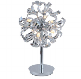 30TBL13CC 12.5" X 20" RIETI CHROME TABLE LAMP - 210000006630
