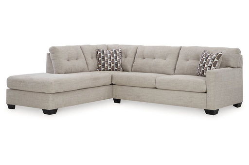 Mahoney Pebble 2-Piece Sectional with Chaise -  Ashley - Lara Furniture