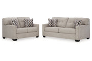 Mahoney Pebble Sofa and Loveseat -  Ashley - Lara Furniture