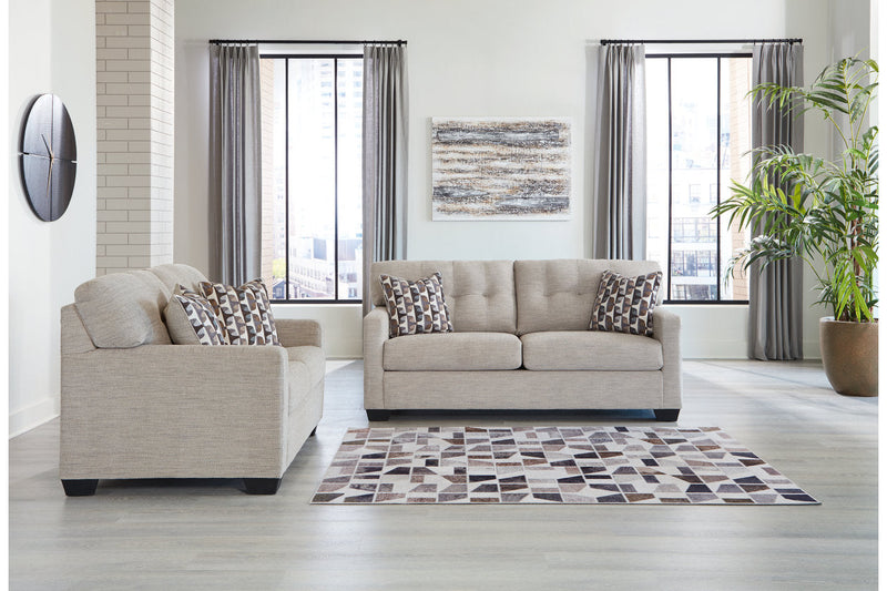 Mahoney Pebble Sofa and Loveseat -  Ashley - Lara Furniture