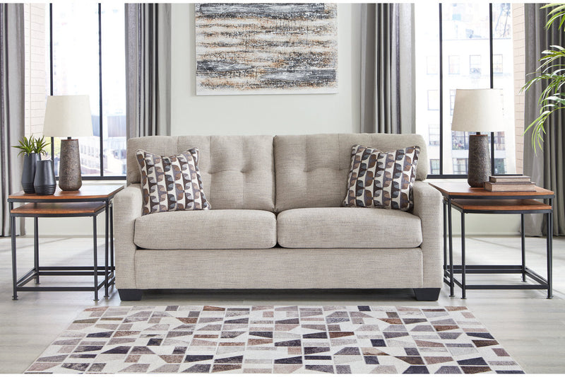 Mahoney Pebble Sofa and Chaise -  Ashley - Lara Furniture
