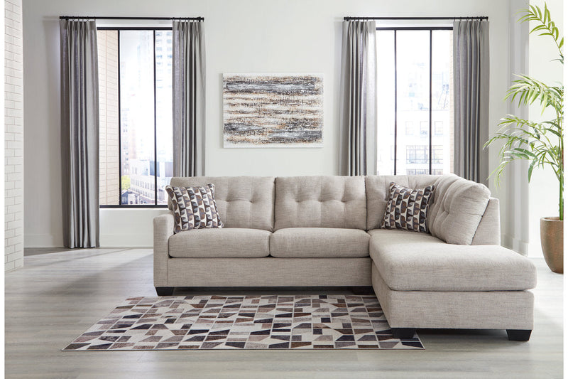 Mahoney Pebble 2-Piece Sectional with Chaise -  Ashley - Lara Furniture