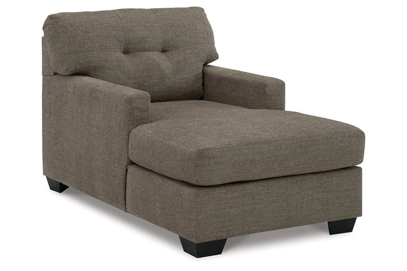 Mahoney Chocolate Sofa and Chaise -  Ashley - Lara Furniture