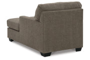 Mahoney Chocolate Sofa and Chaise -  Ashley - Lara Furniture