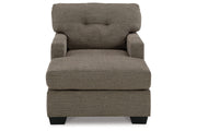 Mahoney Chocolate Sofa and Chaise -  Ashley - Lara Furniture