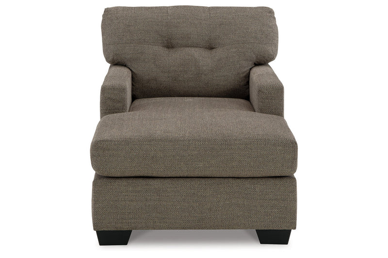 Mahoney Chocolate Sofa and Chaise -  Ashley - Lara Furniture