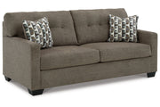 Mahoney Chocolate Sofa and Chaise -  Ashley - Lara Furniture