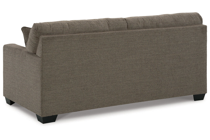 Mahoney Chocolate Sofa and Chaise -  Ashley - Lara Furniture