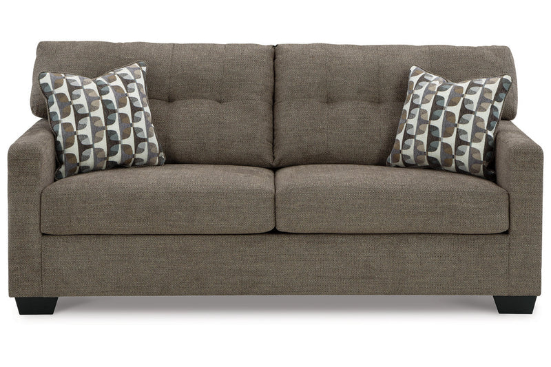 Mahoney Chocolate Sofa and Chaise -  Ashley - Lara Furniture