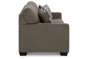 Mahoney Chocolate Sofa and Chaise -  Ashley - Lara Furniture
