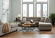 Mahoney Chocolate 2-Piece RAF Chaise Sectional -  Ashley - Lara Furniture