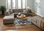Mahoney Chocolate 2-Piece LAF Chaise Sectional -  Ashley - Lara Furniture