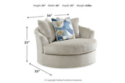 Maxon Place  Oversized Chair and Ottoman -  Ashley - Lara Furniture