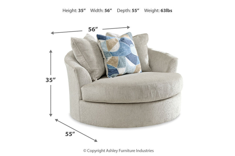 Maxon Place  Oversized Chair and Ottoman -  Ashley - Lara Furniture