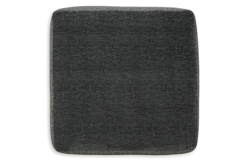 Biddeford Shadow Oversized Swivel Chair and Ottoman -  Ashley - Lara Furniture
