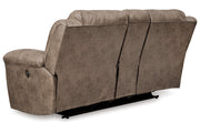 Stoneland Fossil Reclining Sofa and Power Reclining Loveseat -  Ashley - Lara Furniture