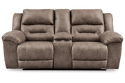 Stoneland Fossil Reclining Sofa and Power Reclining Loveseat -  Ashley - Lara Furniture