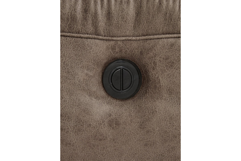 Stoneland Fossil Reclining Sofa and Power Reclining Loveseat -  Ashley - Lara Furniture