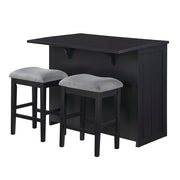 4017BK-24 Counter Height Stool, Set of 2 - 4017BK-24