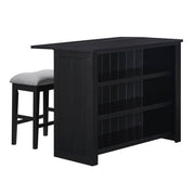 4017BK-24 Counter Height Stool, Set of 2 - 4017BK-24