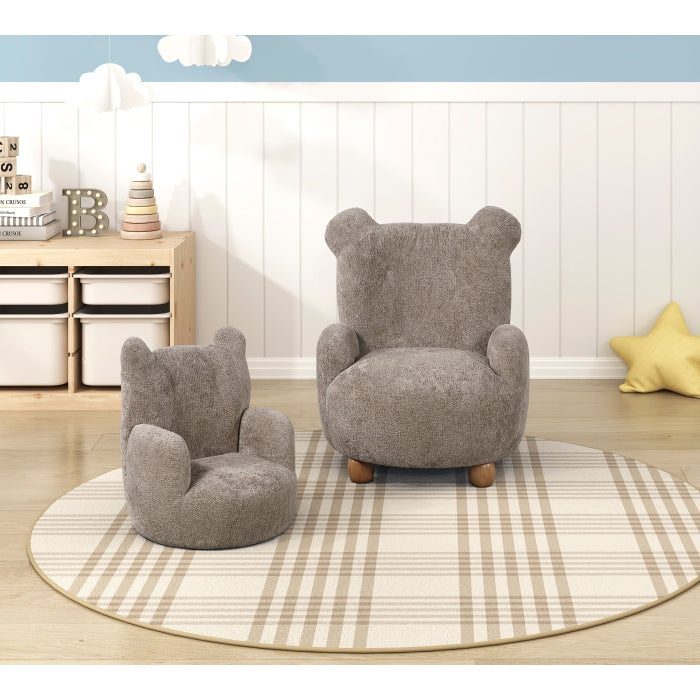 4212BRW-1BG Kid's Chair - 4212BRW-1BG