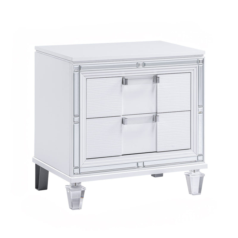 Zara White Nightstand