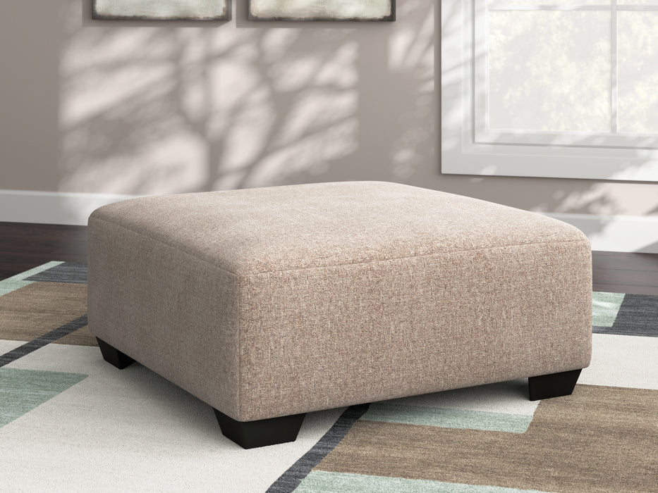 Newellen Hemp Oversized Accent Ottoman
