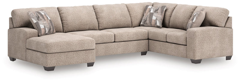 Newellen Hemp 3-Piece LAF Sectional with Chaise