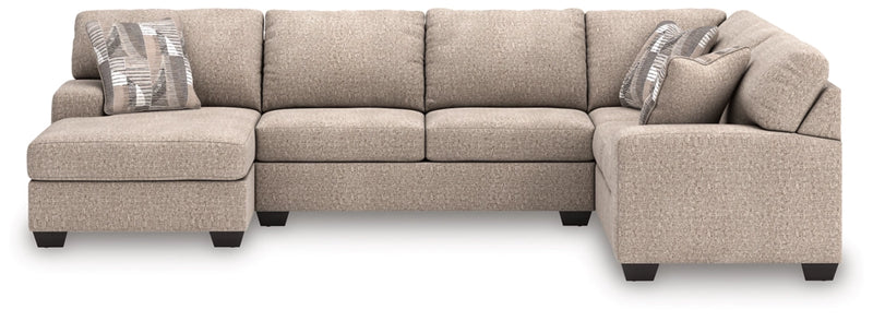 Newellen Hemp 3-Piece LAF Sectional with Chaise