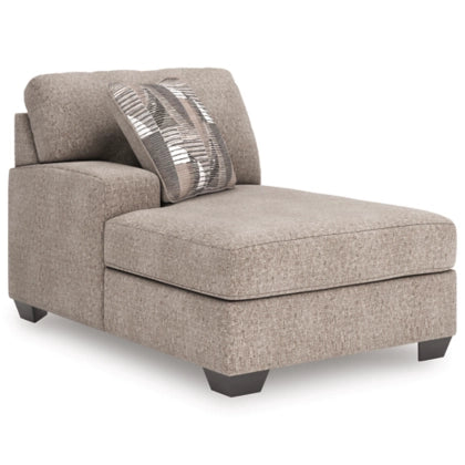 Newellen Hemp 3-Piece Sectional with Double Chaise