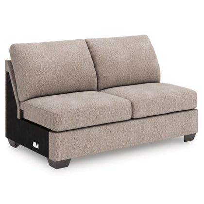 Newellen Hemp 3-Piece Sectional with Double Chaise